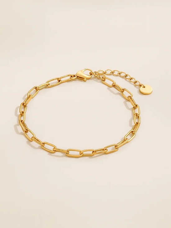 Louise Carter Handbags - Louise Carter Gold Maui Paperclip Bracelet